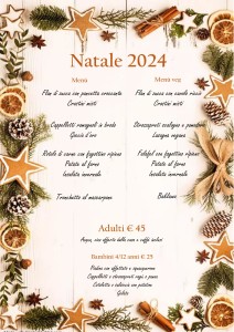 menù natale 2024